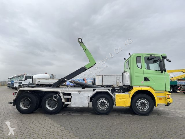 Camion Scania 450 8x4 Trösch Abrollkipper