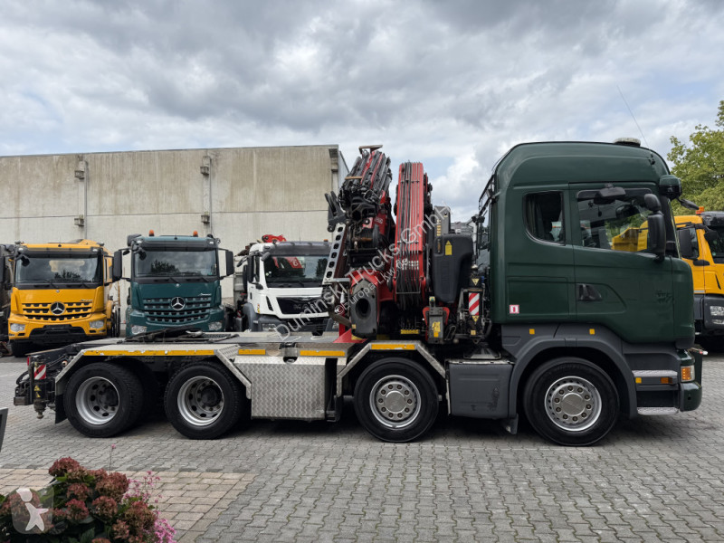 Camion Scania 8X4 Kran Fassi F660 bis 34 Meter