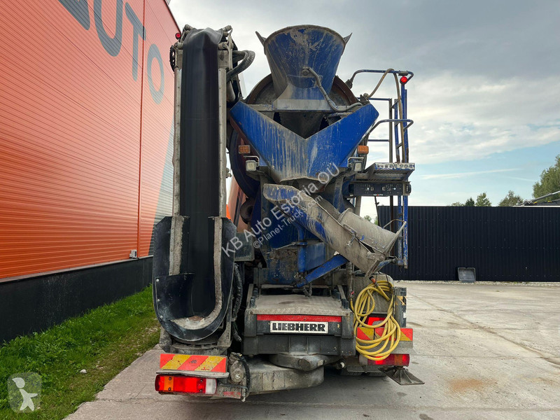 Lastbil Scania P 410 8x4 IEBHERR 9 m3 +...