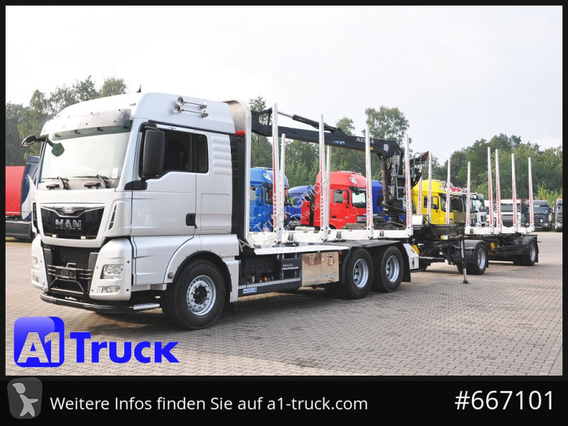 شاحنة MAN TGX 26.480, Holz Kesla 2109, 6x4,