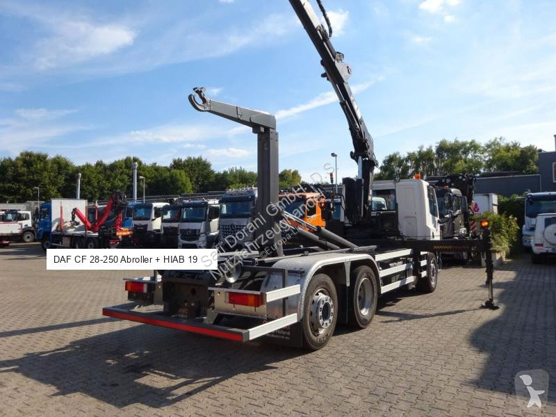 شاحنة DAF 28-250 CF Abroller + HIA B195-3 Kran
