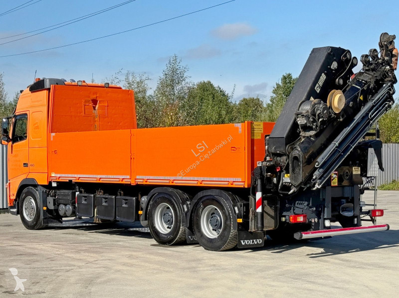 شاحنة Volvo 460 * HIAB 377 E - 7 HIPRO + FUNK *...
