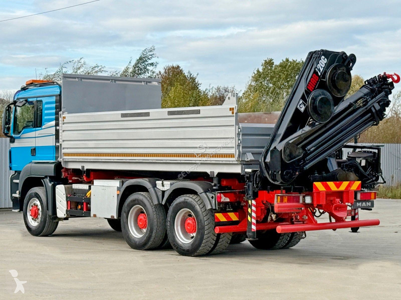 شاحنة MAN TGS * HIAB 220 - C5 + FUNK / 6x6