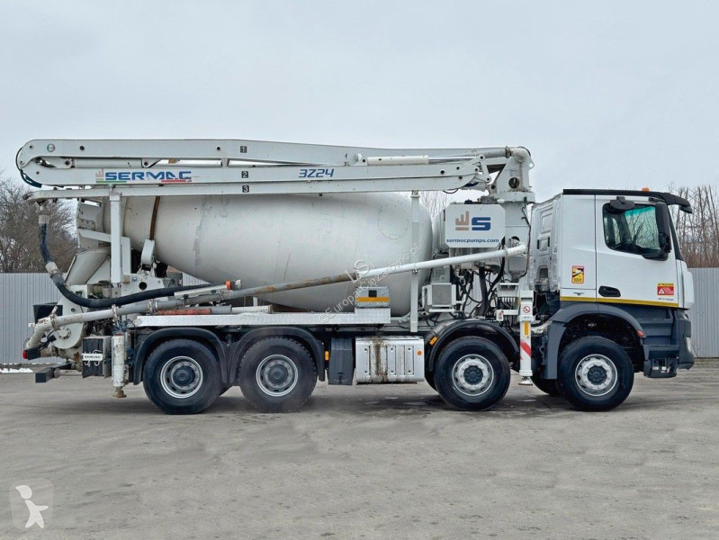 Beton Mercedes AROCS 3743 * Betonpumpe + FUNK *...