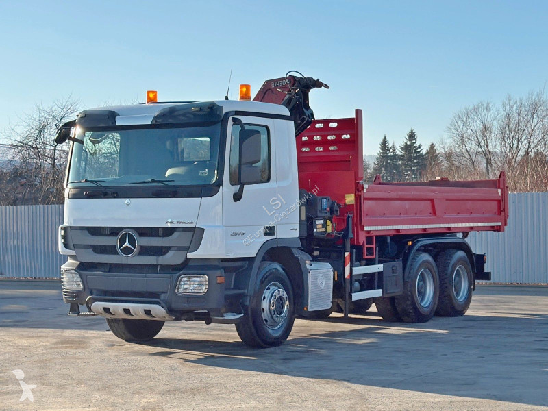 شاحنة Mercedes ACTROS * KIPPER 5,25 + BORDMATIC...