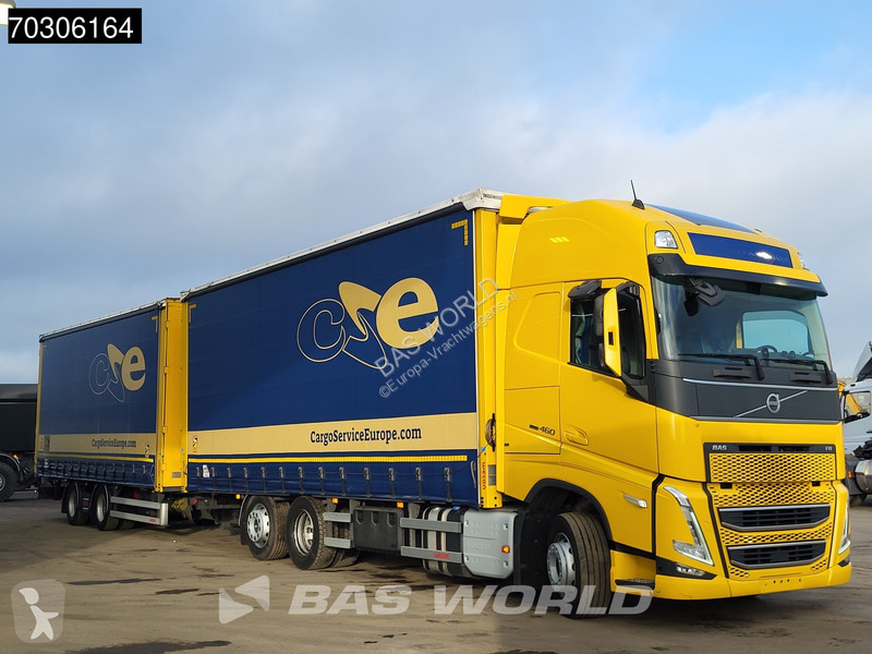 شاحنة Volvo 460 6X2 Curtainsider Combi LNG...