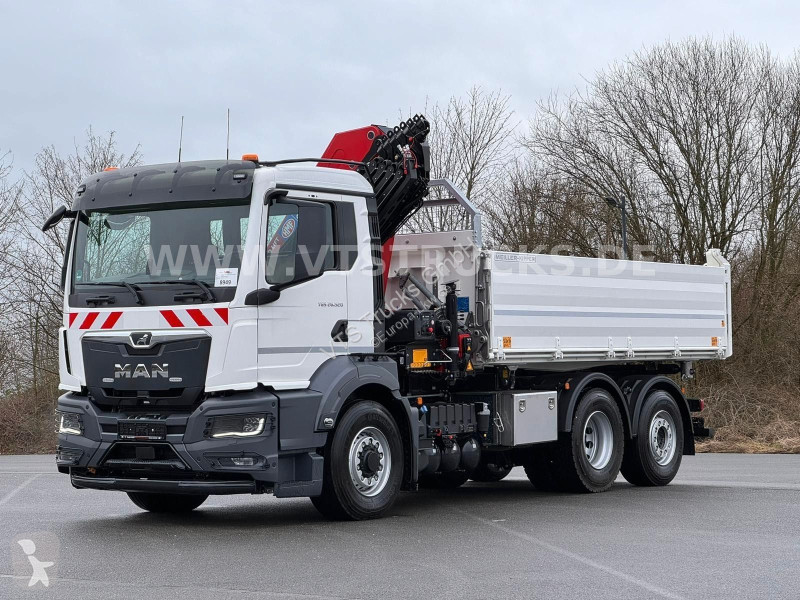 شاحنة MAN 26.520 6x4H-4 BL Meiler + HMF 2320...