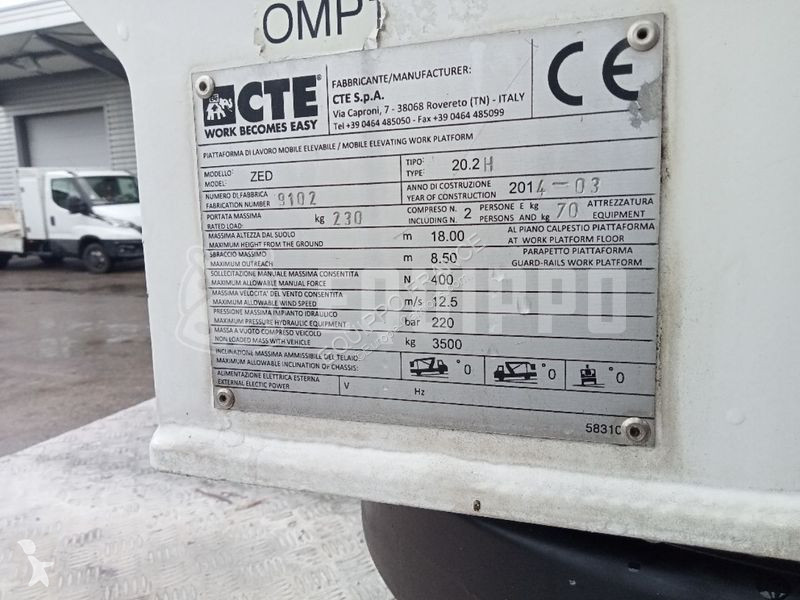 شاحنة CTE ZED 20.2 H on Renault 120 DXI Maxity