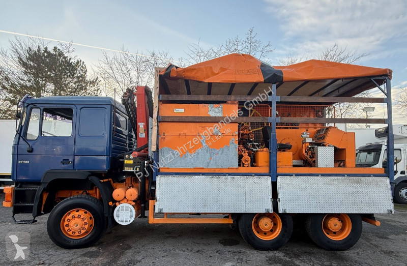 شاحنة MAN 6X6 Rotzler Winde Palfinger Kran