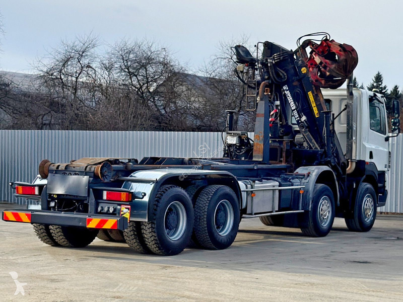 شاحنة DAF 85430 * ABROLLKIPPER + JONSERED J1320...