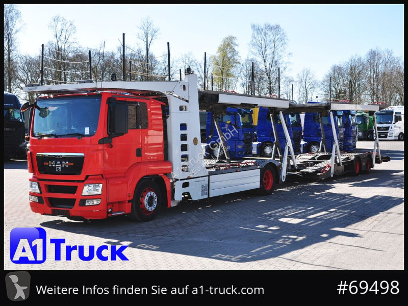 شاحنة MAN 18.400 TGX, Autotransporter Kässbohrer,