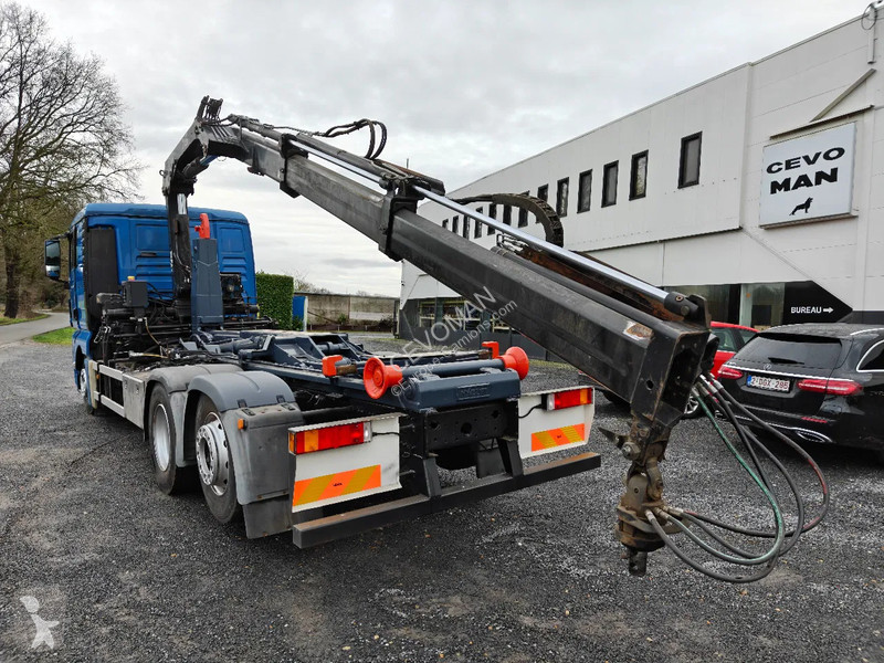 شاحنة MAN 26.400 Container Hyvalift Crane HIAB 144