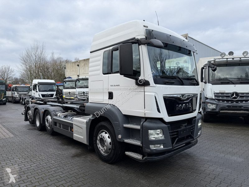 شاحنة MAN TGS 35.420 8X2-6 Haken/ Silo M-TEC...