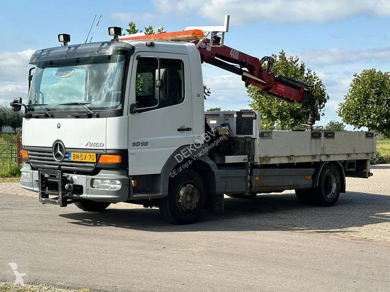 شاحنة Mercedes 1018 KRAAN/CRANE HMF403!!129tkm