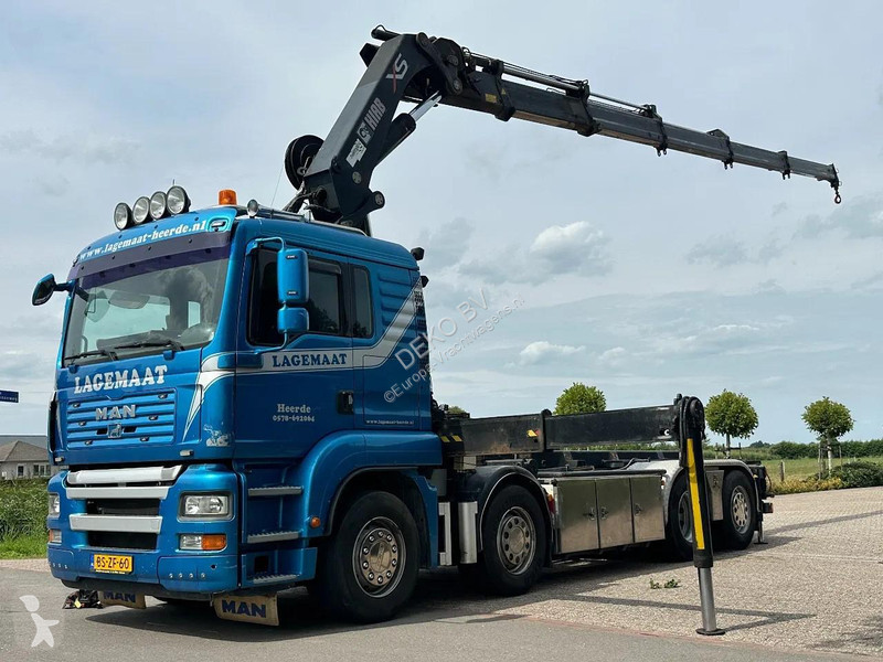 شاحنة MAN 35.440 8x2 HIAB 37TM!!RADIO...