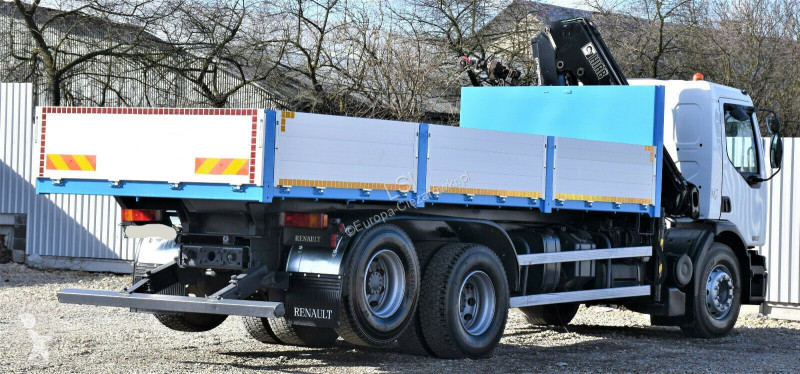 شاحنة Renault 320 *KIPPER 6,30m+HIAB 122B-2 DUO