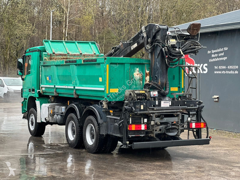 شاحنة Mercedes 3348 6x6 Kipper mit HIAB 1300RS 83