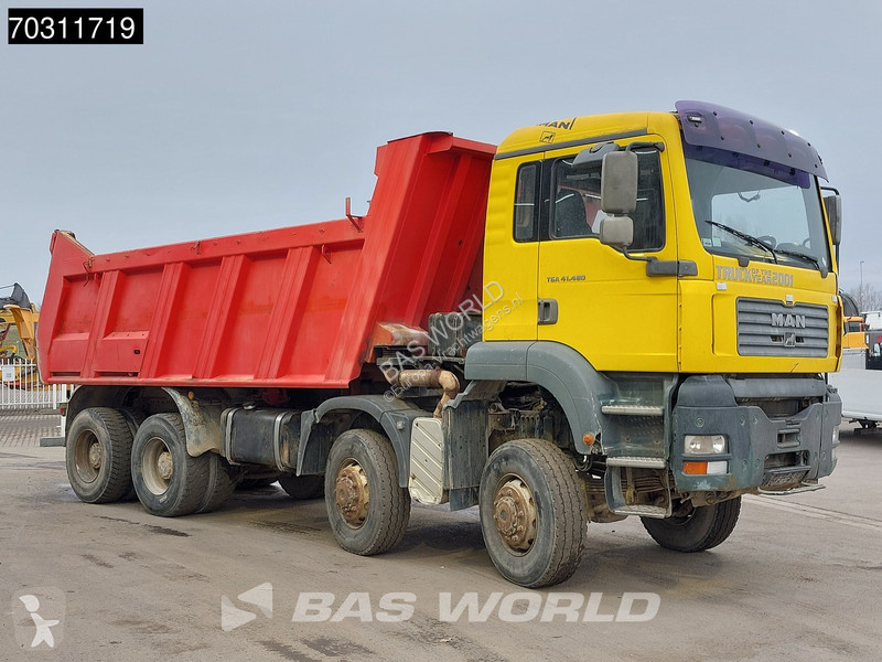 شاحنة MAN TGA TGA 8X8 15m3 Meiller tipper 8x8...