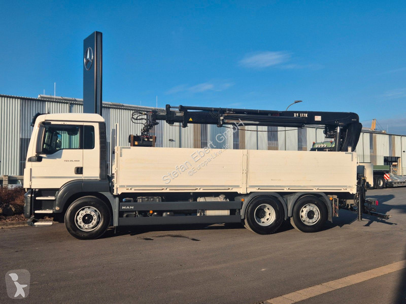 شاحنة MAN 26.460 6x2 Baustoff / Hiab 177 K