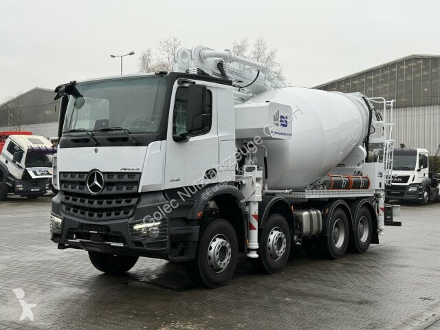 شاحنة Mercedes Arocs 4146 8x4 PUMI SERMAC 4Z28