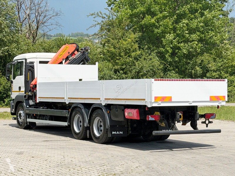 شاحنة MAN TGS *PRITSCHE 7,60m *6x4 * KRAN/ FUNK