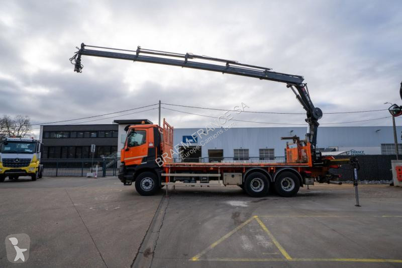 شاحنة Renault  C 430 DXI-6X4+ HIAB 18T/m / 3 EXT