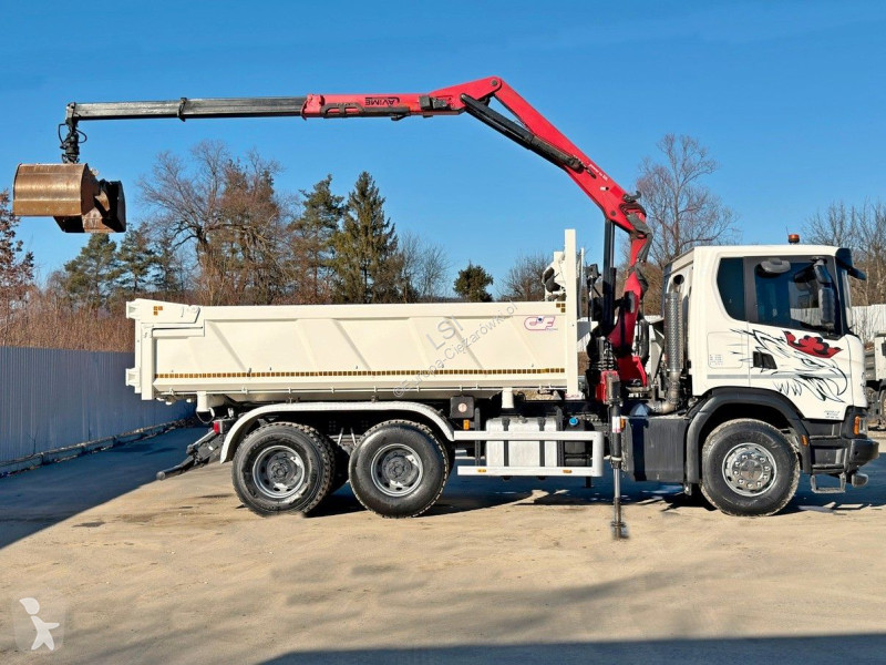 شاحنة Scania 410 Kipper 4,90m * HMF 1643 + FUNK...