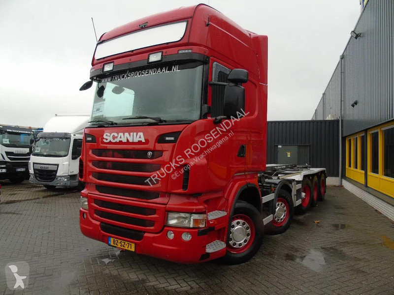 شاحنة Scania R480 +10X2  + VBG CABE 30TON