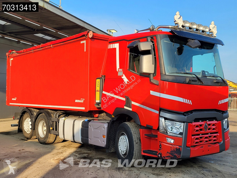 شاحنة Renault T 480 6X2 31m3 Benalu Steering...