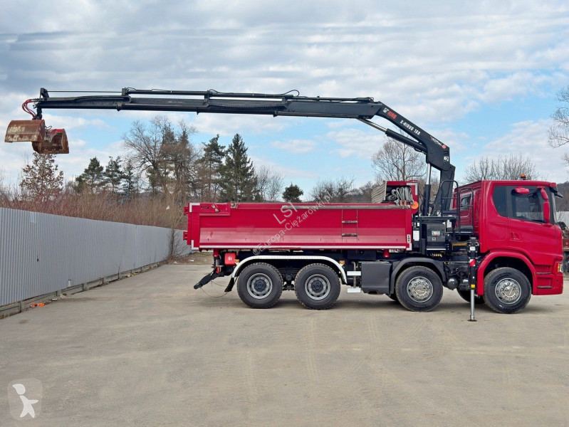 شاحنة Scania 450 Kipper*HIAB X - HIDUO 188 *...