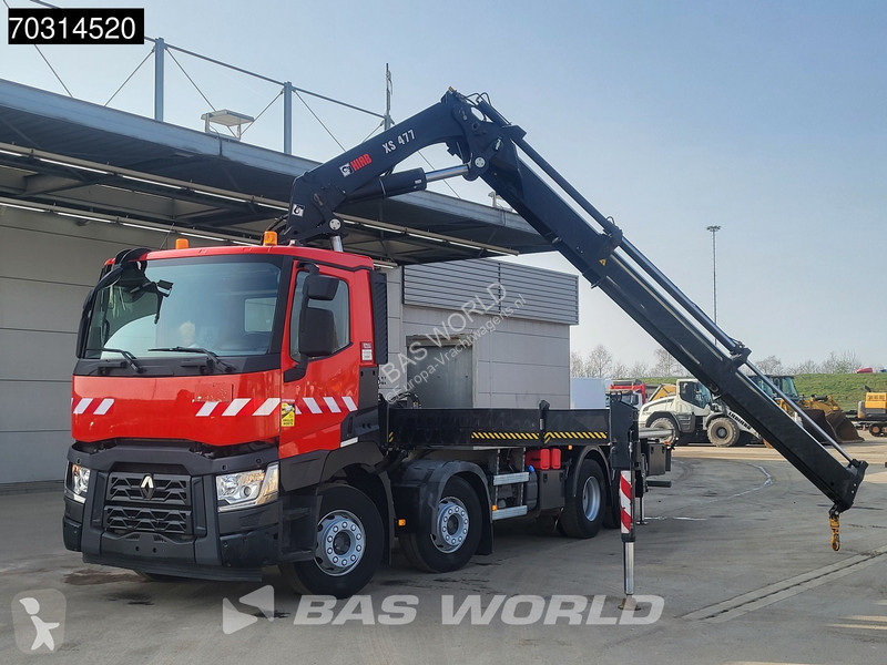 شاحنة Renault C 460 8X2 HIAB 477EP-2 HIPRO...