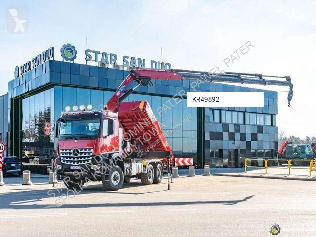 شاحنة Mercedes AROCS 3345 6x6 HMF 3220 Winch...