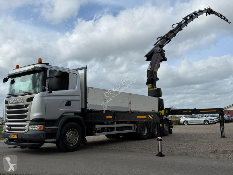 شاحنة Scania G450 8x4 triple, PAFINGER PK92002...