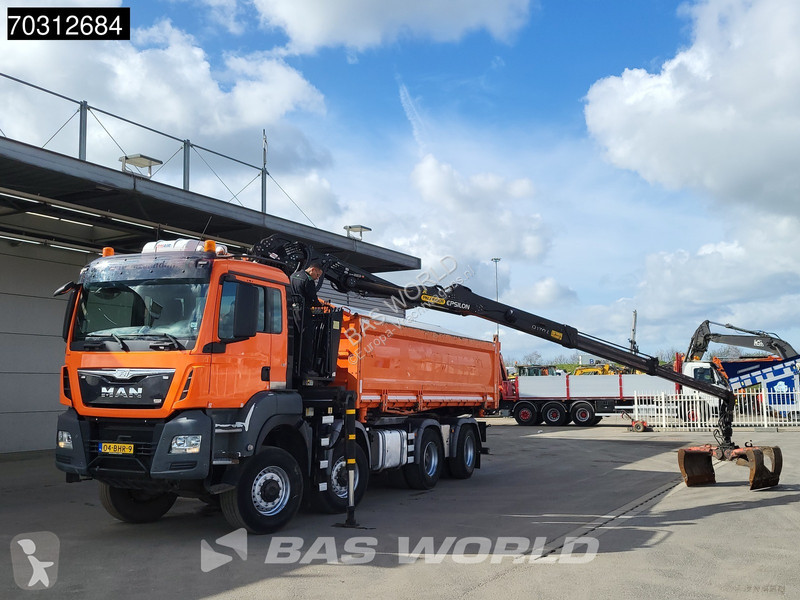 شاحنة MAN 41.440  8X8 Palfinger Q170Z Crane 8x8...