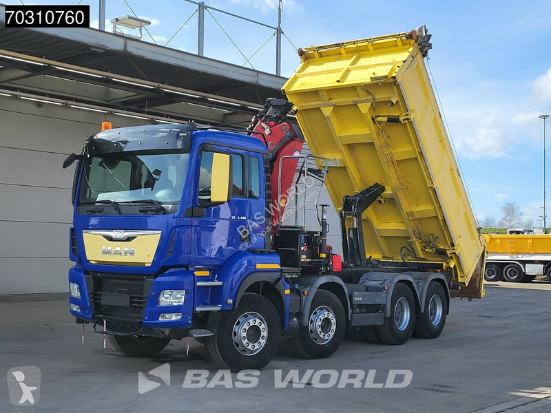 شاحنة MAN 35.480 8X4 HMF 2243-Z2 Crane Kran...