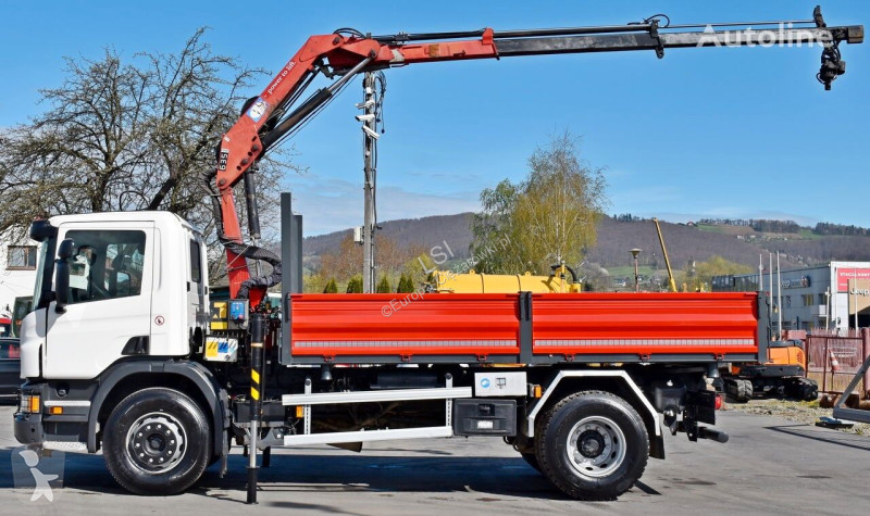 شاحنة Scania 250* Kipper 4,75m * HMF 635 K2 +...