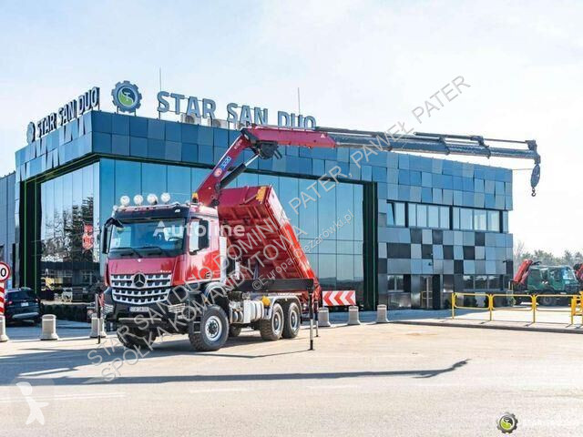 شاحنة Mercedes AROCS 3345 6x6 HMF 3220 Winch...
