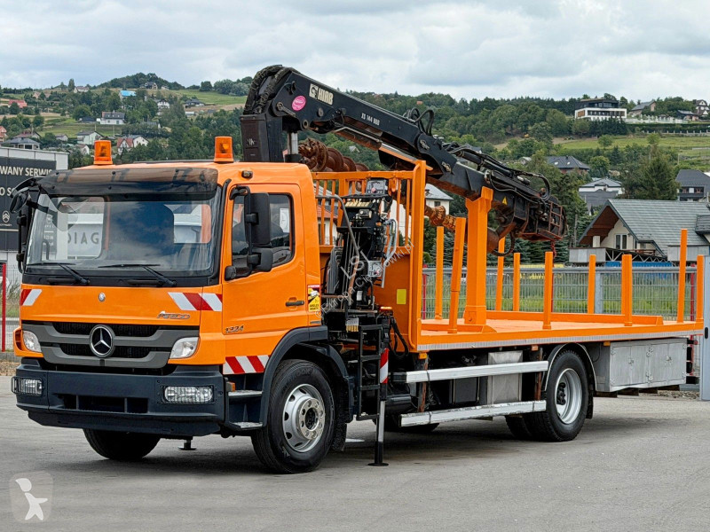 شاحنة Mercedes ATEGO * HIAB 144 B - DUO +...