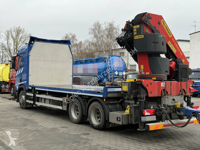 شاحنة Scania R500 6x4 Pritsche mit Kran...