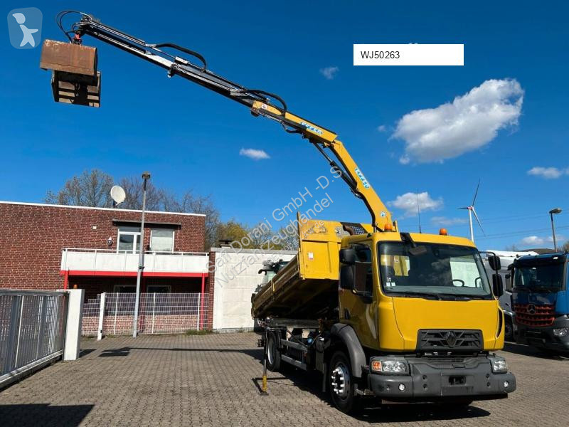 شاحنة Renault D14 220 3Skipper + Effer 65 2S Kran