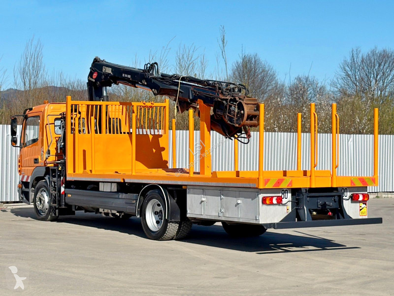 شاحنة Mercedes ATEGO * HIAB 144 B - DUO +...