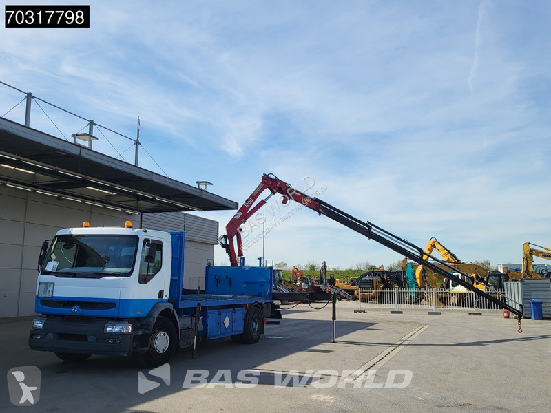 شاحنة Renault 370 4X2 HMF 1560 K4 Kran Crane...