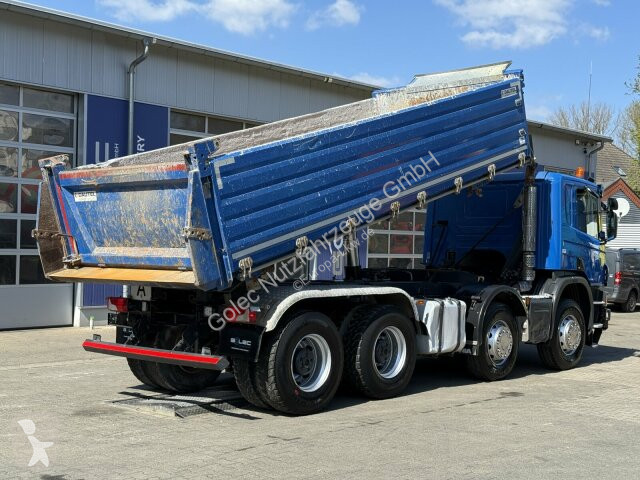 شاحنة Scania P 410 8x4 Dreiseitenkipper DAUTEL