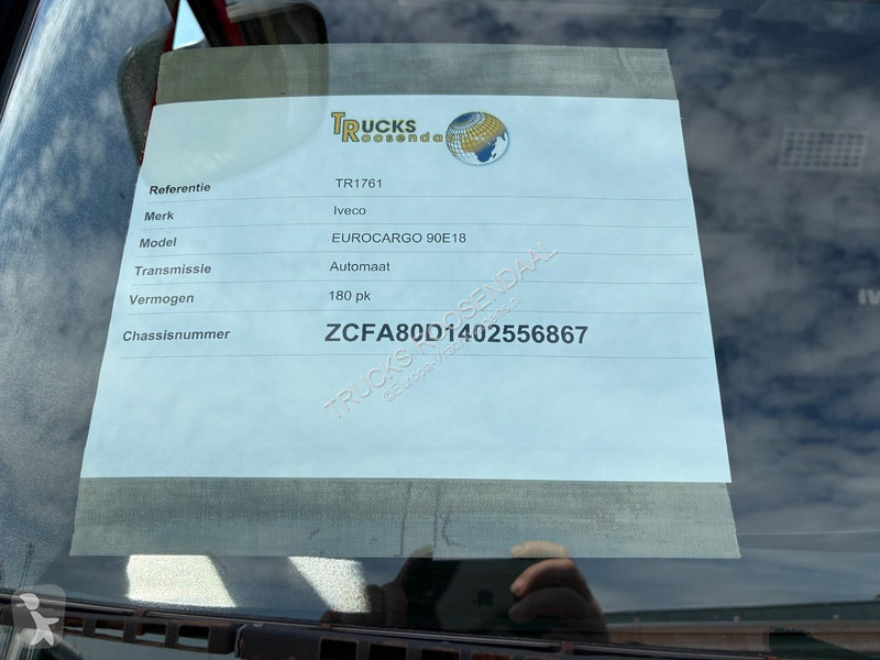 شاحنة Iveco EUROCARGO 90E18 + EURO 5 + LOW KM +...