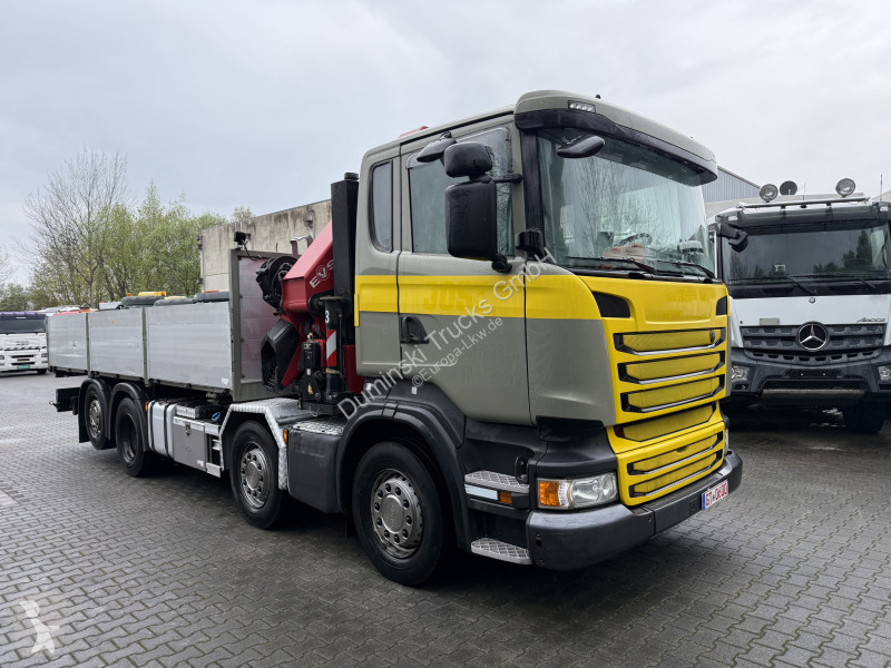 Lastbil Scania R410 8X2*6 Kran HMF 4020 bis 30...
