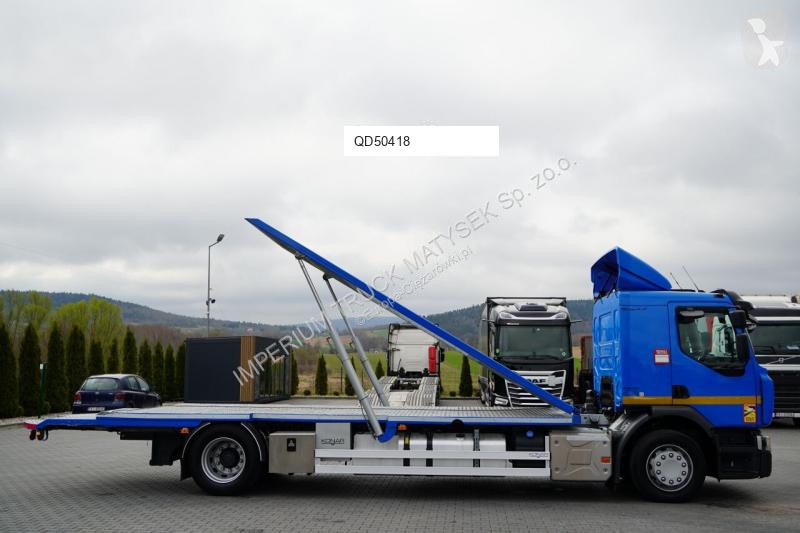شاحنة Renault D WIDE 380 DE11 / 4X2 / LAWETA 8...