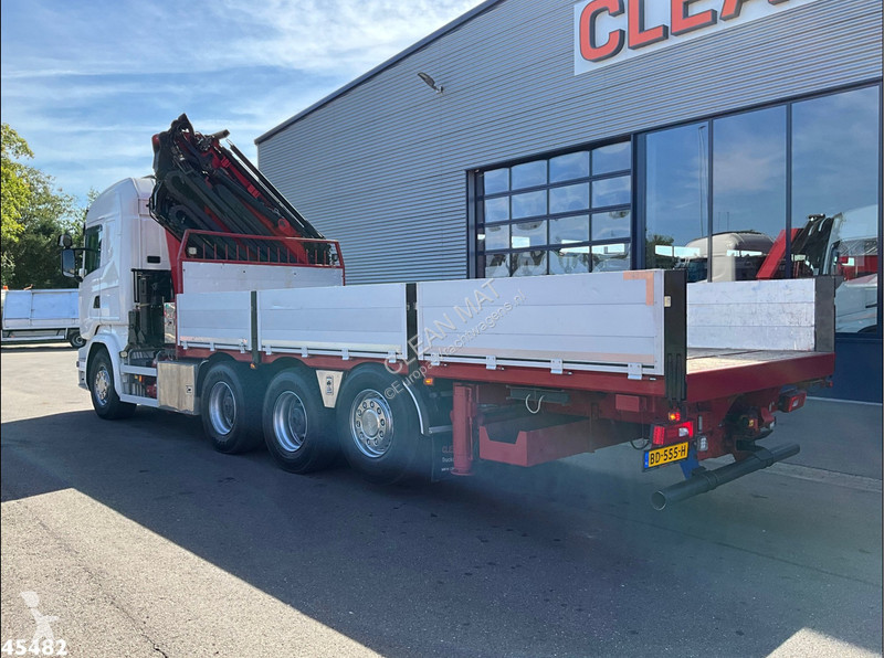 شاحنة Scania 490 8x4 Euro 6 etarder HMF 60...