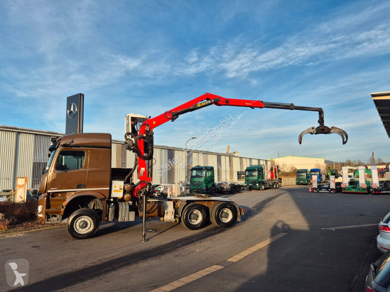 شاحنة Mercedes 3351 LS 6x6 Palfinger S260Z96 Y...