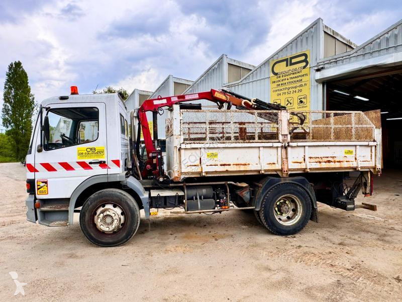 شاحنة Mercedes  ATEGO 1218 Camion benne grue...