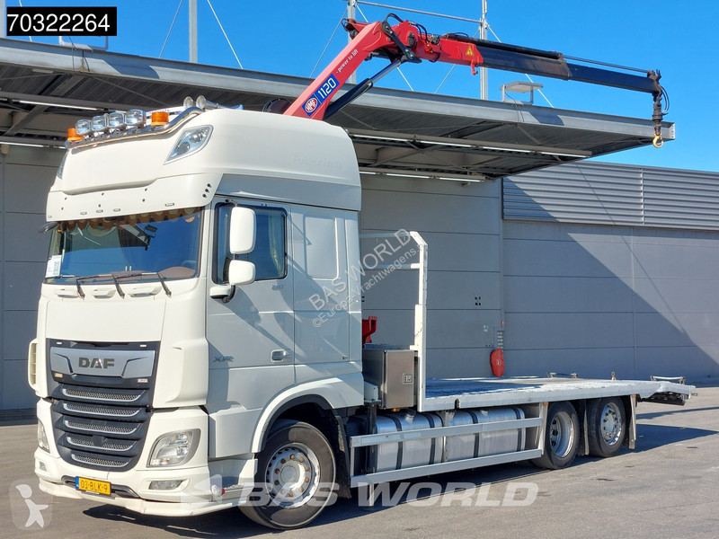 شاحنة DAF 530  6X2 NL-Combi HMF 1120 K-RC Kran...